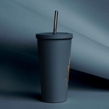 Load image into Gallery viewer, Father&#39;s Day Tumbler with Straw