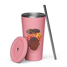 Load image into Gallery viewer, Mother&#39;s Day Insulated tumbler with a straw