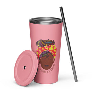 Mother's Day Insulated tumbler with a straw