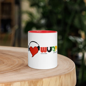 I LUV WURD Mug with Color Inside